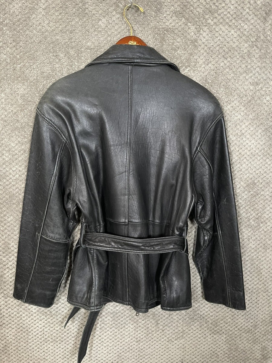 VALERIE STEVENS NEW ZEALAND LAMBSKIN WOMEN'S SOFT BLACK LEATHER