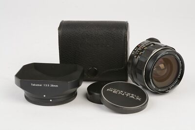■ほぼ新品■ ペンタックス　ASAHI PENTAX 28mm F3.5 M42 Asahi Pentax Super Multi Coated 28mm F3.5 Lens M42 Mount, Hood+