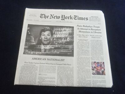2022 MAY 1 NEW YORK TIMES - PUTIN REDEPLOYS TROOPS TO RECAPTURE MOMENTUM