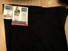 Riders Lee Womens 8 Medium Eased Fit Straight Leg Black 99 Cotton/1 Lycra New