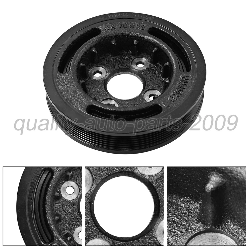 05072669AA Engine Harmonic Balancer Crankshaft Pulley For Jeep Liberty 2002-2007 - Image 3 of 4