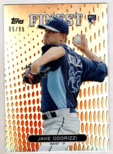 Jake Odorizzi 2013 Topps Finest Orange Refractor RC /99