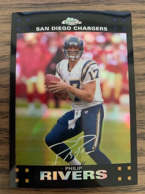 2007 Philip Rivers Topps Chrome Refractor