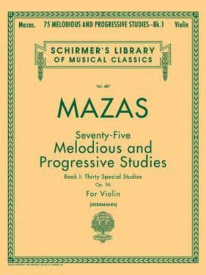 Seventy-Five - Melodious and Progressive Studies - For Violin (1986, Trade...