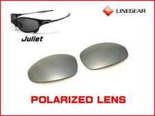 LINEGEAR Liquid Metal - Polarized Lens for Oakley Juliet [JU-LM-POLA]