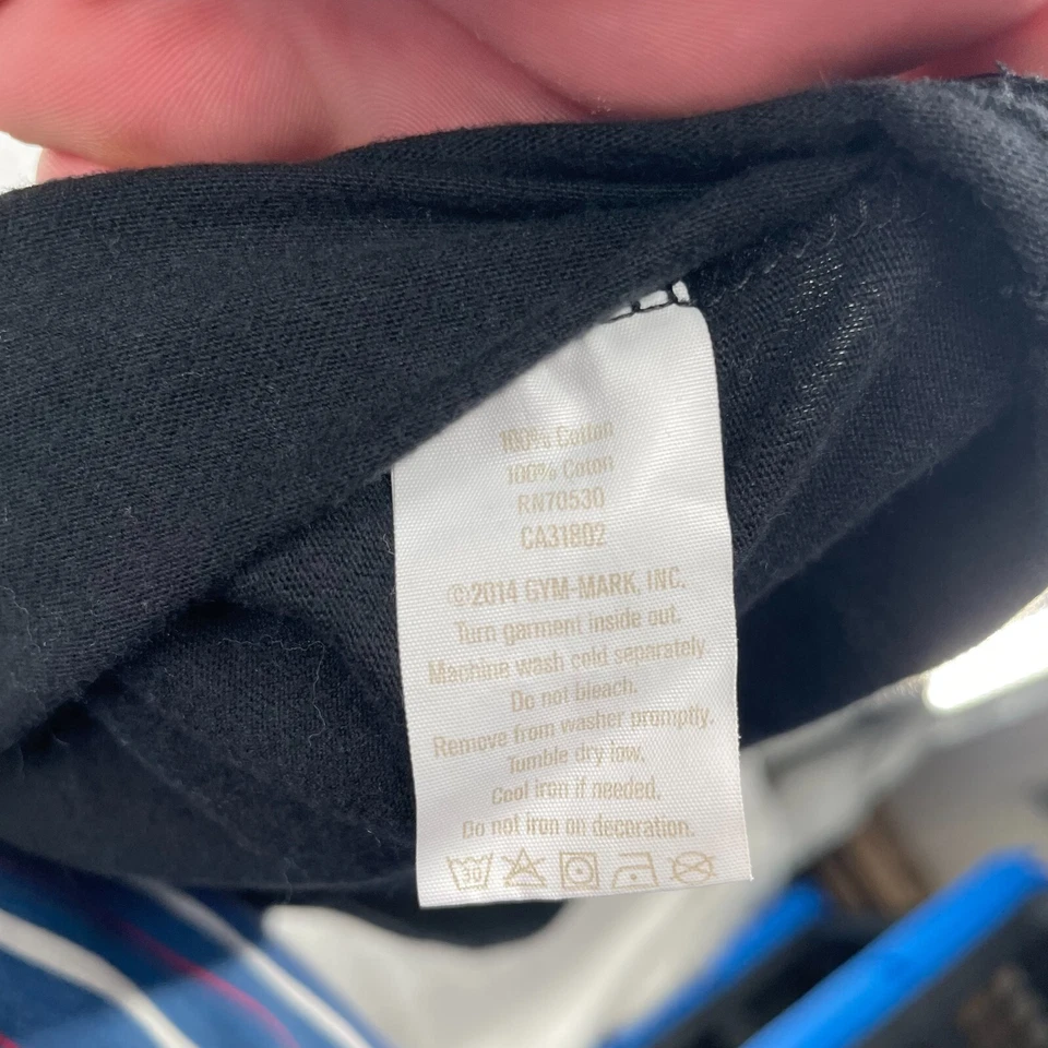 Crazy 8 Shirt Youth Boy's Black Long Sleeve Size 8 Crew Neck Funny Small Stain - Image 4 of 4