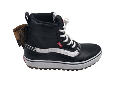 Vans MTE Standard Mid Waterproof Unisex Snow Boot Size 6 Black White