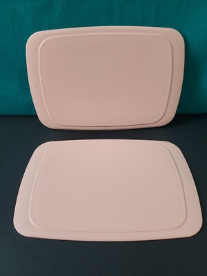 Tupperware stackable cutting board teal Set of 2 Pink Cool Stack