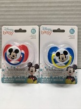 Disney Baby 2Pack of New Mickey Mouse Pacifiers For Newborns 0-3 months BPA Free