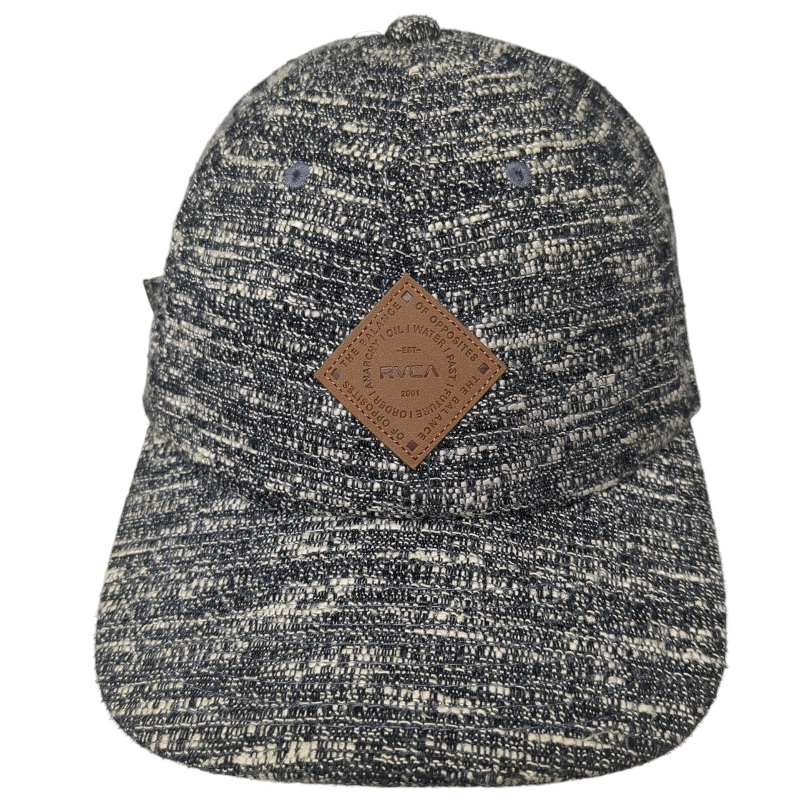 RVCA Leather Patch Slideback Hat Multi One Size S… - image 1