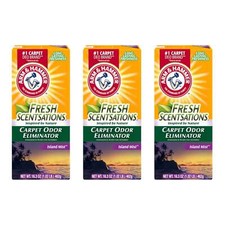 Arm  Hammer Carpet Odor Eliminator - Island Mist Scent, 16.3 oz. Pack of 3 