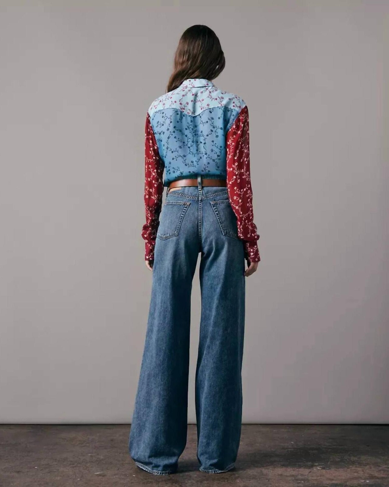 Rag & Bone Wyatt Patchwork Button Up Floral Blous… - image 14