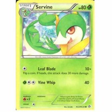 RC2/RC25 Servine Common: Pokemon Trading Card Game BW-11 Legendary Treasures