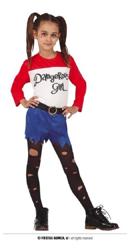 Costume Halloween Bambina Harley Quinn Suicide Squad Art.77018-varie taglie  | eBay