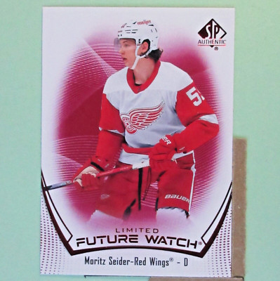 MORITZ SEIDER  2021-22  RC  SP Authentic Limited Red Future Watch #135 Red Wings