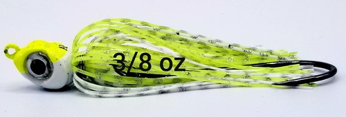 6pkg, Fluke Jig, Swing Tail Jig, Silicone Jig, Bucktail Jig, 3/8, 1, 2oz Striper - Picture 18 of 18