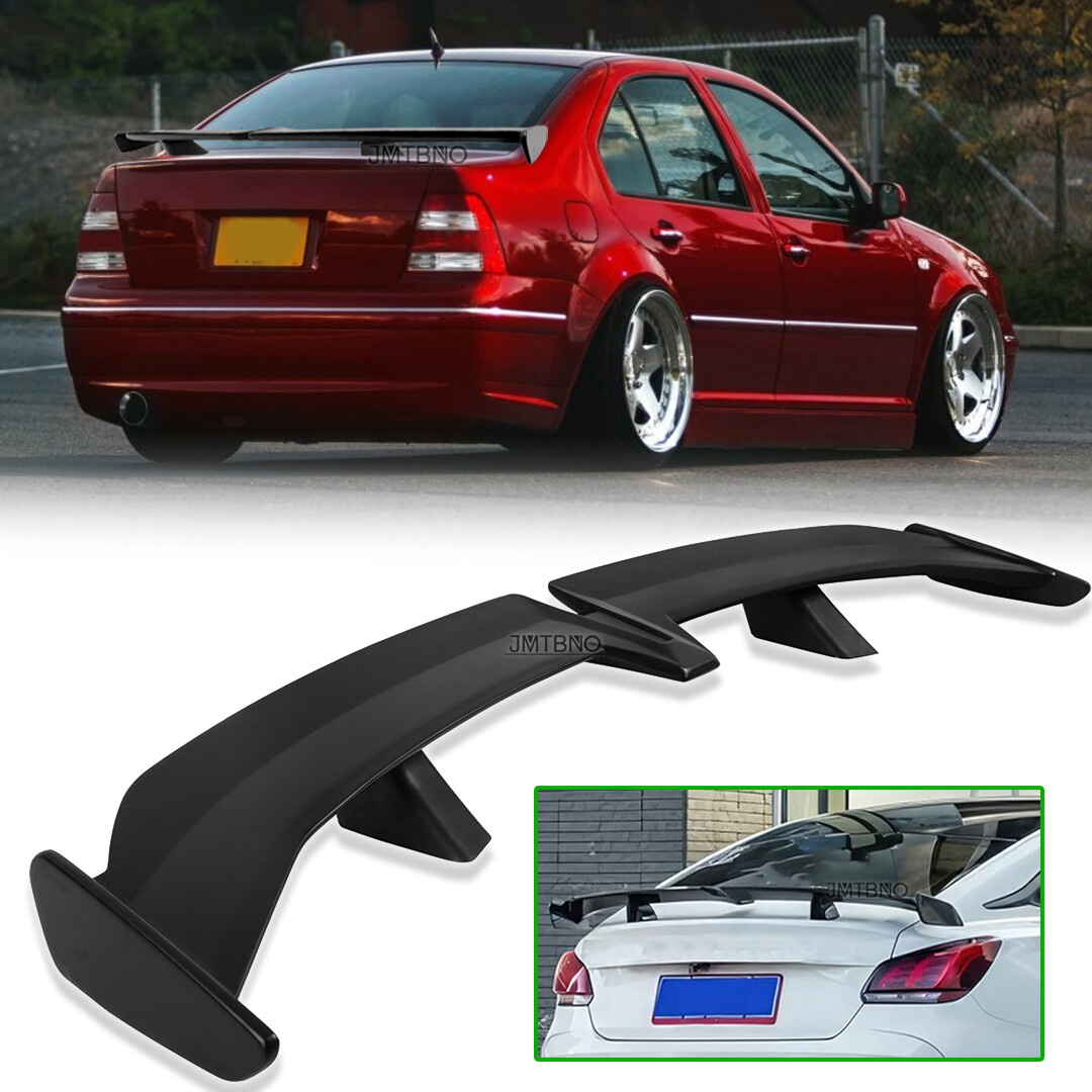 Goingfast Rear Trunk Spoiler Lip For VW Jetta MK3/MK5 - Black Polyurethane (PU), Unpainted, No Drilling - View #12