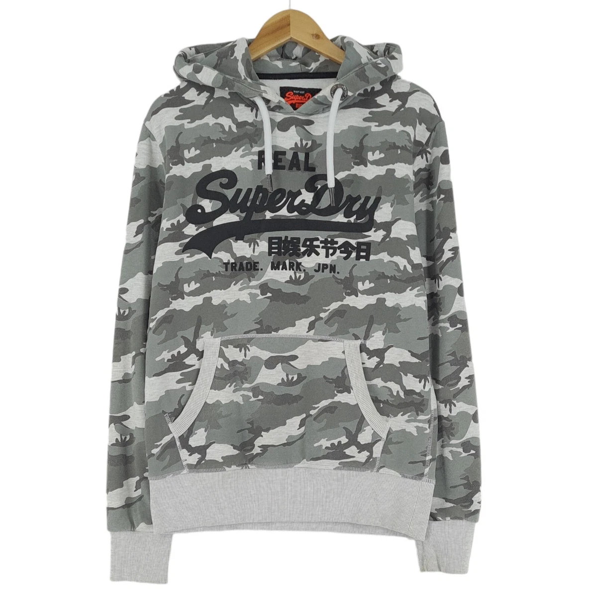 SuperDry Men Hoodie Jumper Hooded Camouflage Style Size S eBay