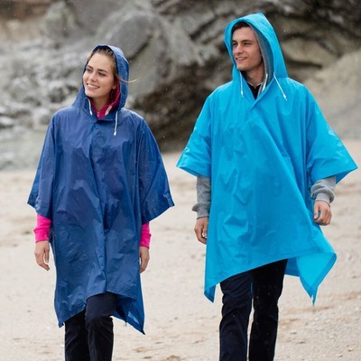 RW Rain Plastic Poncho Mac Yellow 