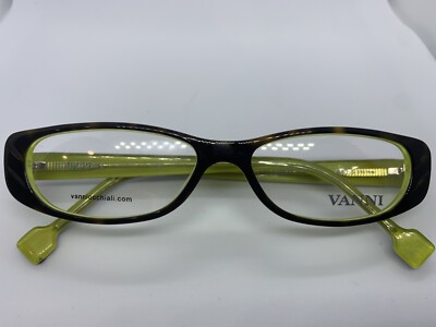 NEW VANNI OCCHIALI V1780 A726 TORTOISE & LIME GREEN PLASTIC 50/15/135 MM LADIES