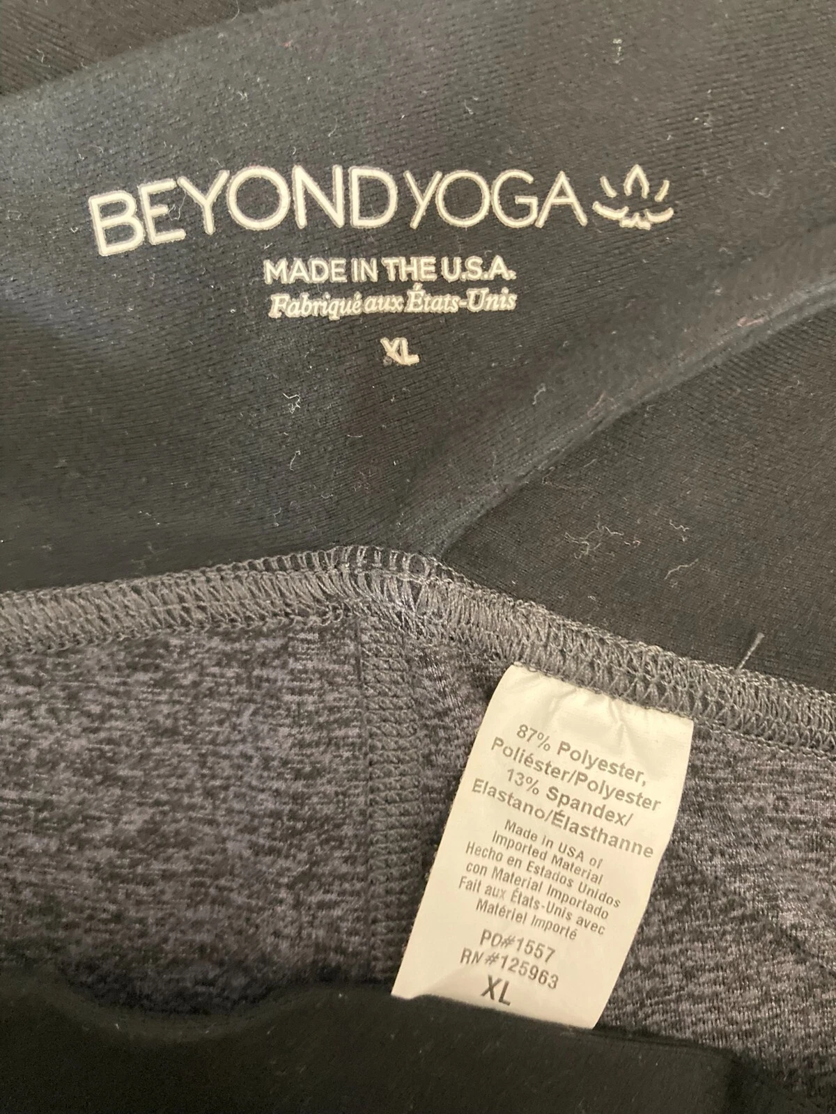 beyond-yoga děleným pasem leggings