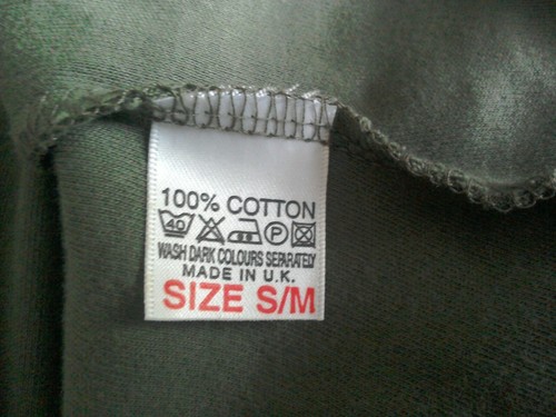 T-shirt donna marca Krisp 'Angelo militare' con dettaglio scintillante. Taglia S - Foto 5 di 5