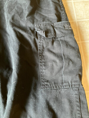 Wrangler Men's Relaxed Fit black Cargo Pants size 40 X 30 Style 70LEWBL |  eBay