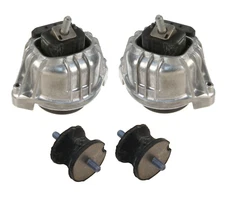 Engine & Transmission Mount Set of 4 Mounts Left + Right OEM CORTECO for BMW