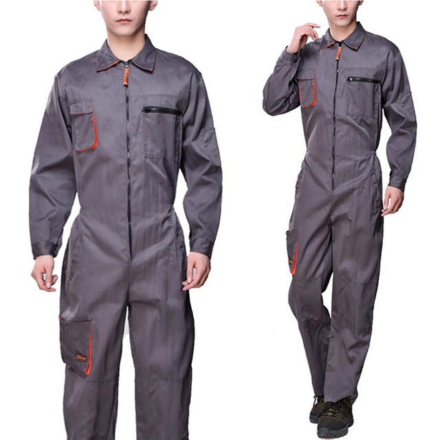 5XL Mens Work Wear Overalls Boiler Coveralls Mechanics Jumpsuit Romper