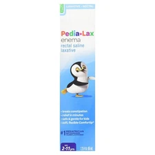 Pedia-Lax Enema Saline laxative Child kids ages 2-11 Constipation Fast Relief