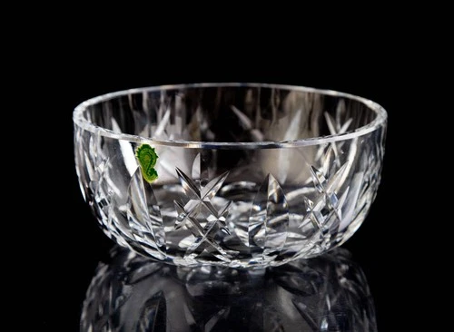 Waterford Round Bowl 8" Elegant Vintage Crystal Signed