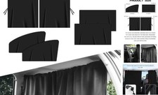 Car Sun Shade Windshield for Light Blocking and Privacy, Window Screen 5PCS