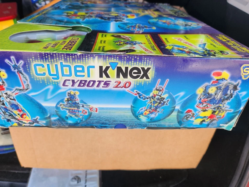 Cyber K'Nex Cybots 2.0, conjunto de brinquedos de construção. Vintage - Imagem 2 de 4