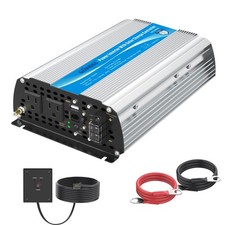 1200W Power Inverter DC12 Volt to AC 120 Volt with 20A Solar Charge Controlle...