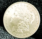 1903 S Morgan Dollar AU++ Semi Prooflike 100% Orig Scarce  Key Date Coin Semi PL