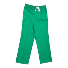 NWT Alfred Dunner Size 12 Pull On Pants Elastic Waist Green Greenwich Circle NEW