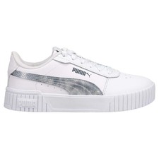 PUMA Carina 2.0 Cloudy Day Lace Up Youth Girls Size 6.5 M Sneakers Casual Shoes