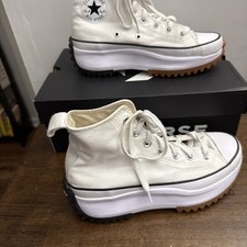 Converse Run Star Hike Women Size 7.5 Mens 6 White Black Gum