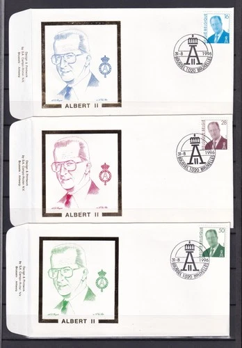 [LG79622] Belgium N°2660/2662FDC Royalty First Day Cover COB € 16,00 SUPERB