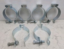 6 Pack Minerallac 9B 4" Conduit/Pipe Hanger w/Bolt Nut EMT/RMC Zinc Plated New