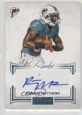 2012 Panini Playbook Rookie Signatures Platinum 9/25 Rishard Matthews Auto 2r8