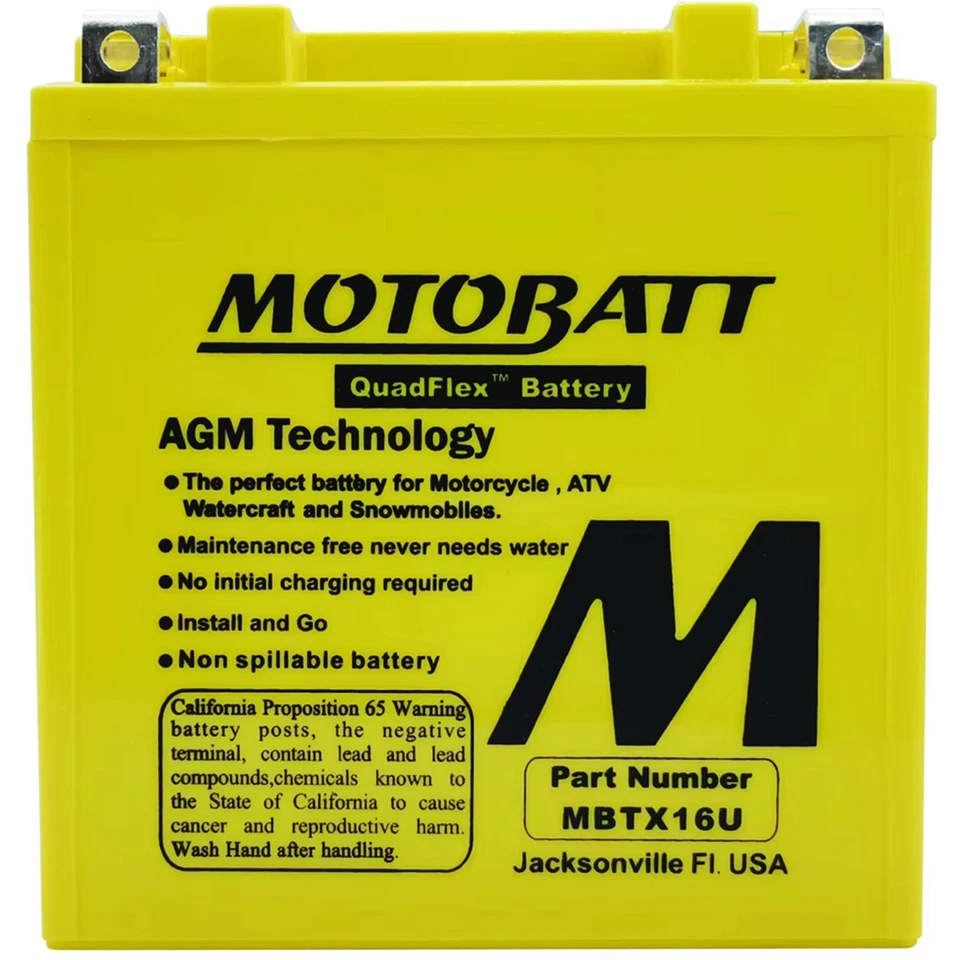 Motobatt Battery For Suzuki VZR1800 (M109R) 1800cc 06-13 — 第 2/4 张图片