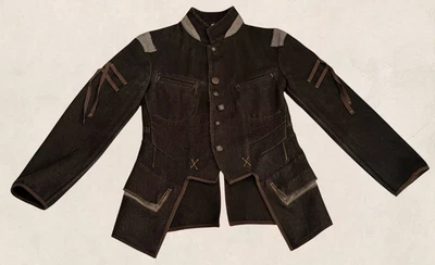 Veste Marron Beige Structurée coupe structurée Marithé et François Girbaud - Photo 1/4