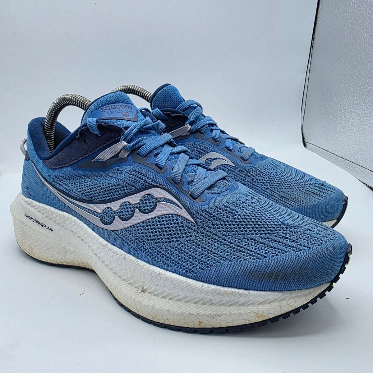 Chaussures De Running Femme Saucony Ride 14 – Taille 4,5 UK / 37,5 EU – Couleur Violet – Occasion Très Bon état