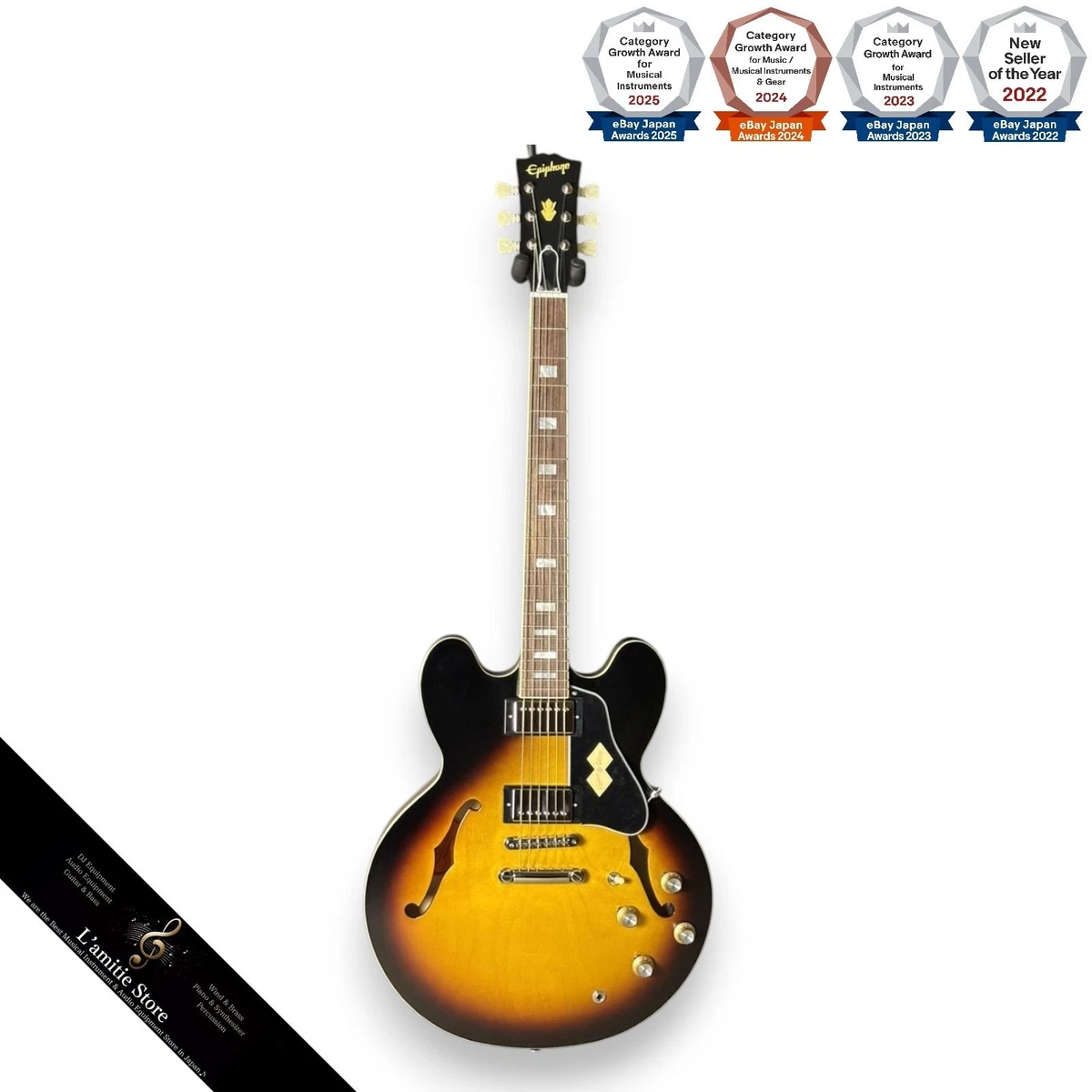 epiphone 335 case products for sale | eBay UK