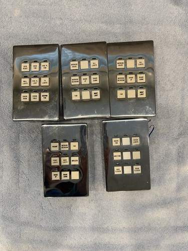 LiteTouch/Savant Control Station Keypad 9-Button Polished Chrome