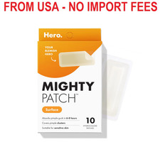 Hero Cosmetics Mighty Patch Surface Large Acne Pimple Patches, 10 Ct Multi-Blemi