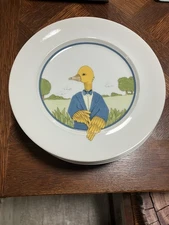 LOT Of 7 Madison Ave Dick Dept 56 Appetizer 8 “ Plates -Excellent Condition 