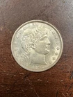 1892 O BARBER HALF DOLLAR SCARCE DATE UNC DETAILS CLEANED