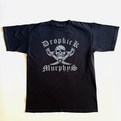 Dropkick Murphys Tee (L) Black Shipping Up To Boston Mid-2000s Double-Sided 
